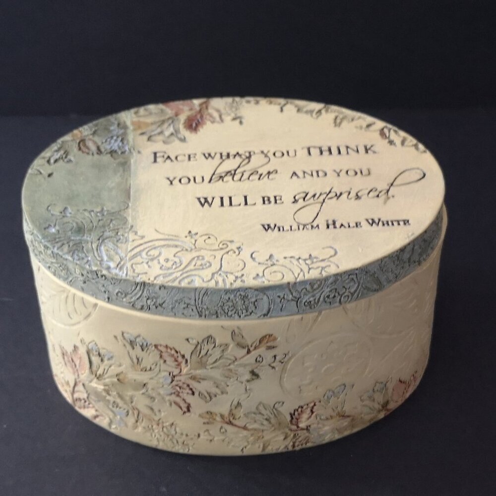 NIB Garden Life Trinket Box Designed by Linda Maron for The Seagull Co. 2008